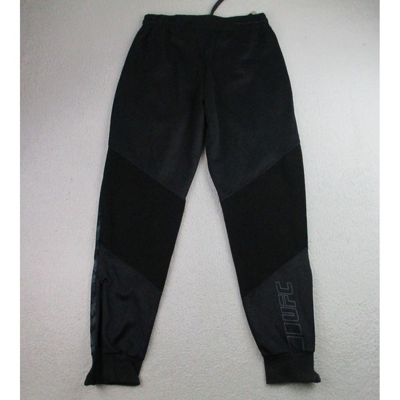 NWT UFC Venum Joggers‎ Mens M Black Authentic Fight Week Pants MMA Training Gym - Picture 10 of 11